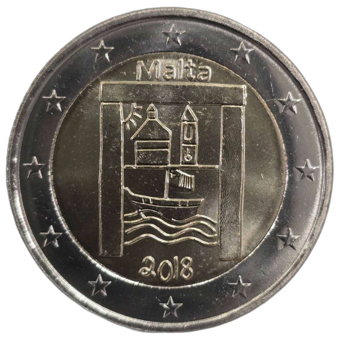 2 euros conmemorativa Los Niños y la Solidaridad, Patrimonio Cultural